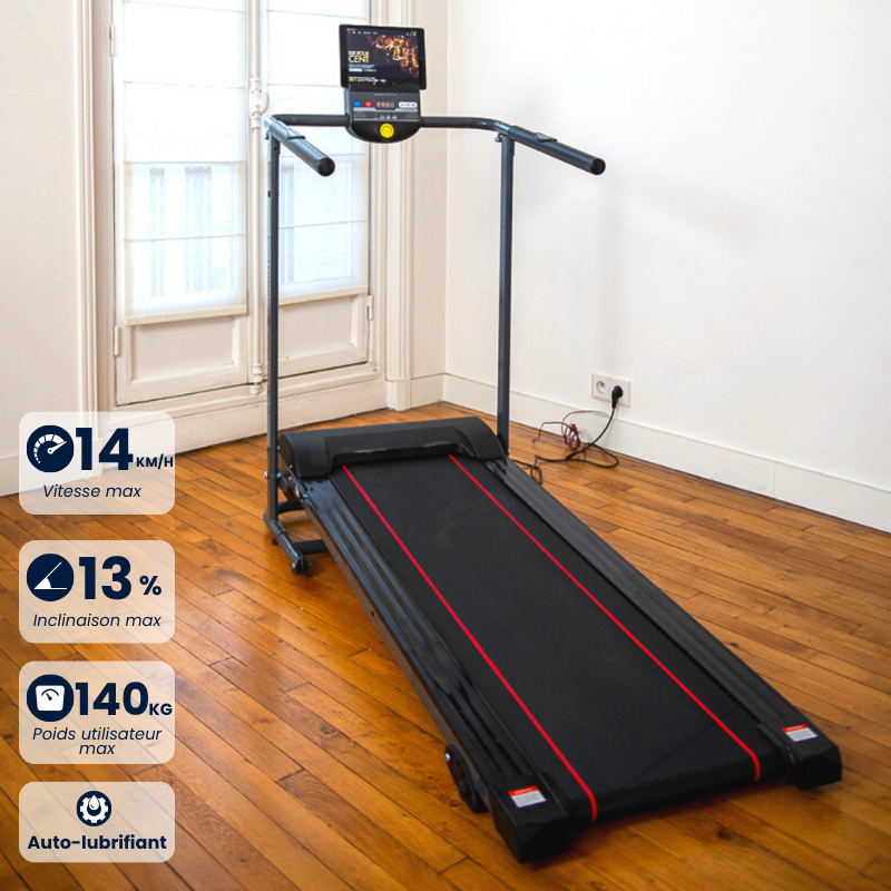 Test du tapis de course pliable Jasport L6 : puissance et fonctionnalités Test du tapis de course pliable Jasport L6 : puissance et fonctionnalités
